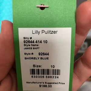 NWT Lily Pulitzer shift dress size 10